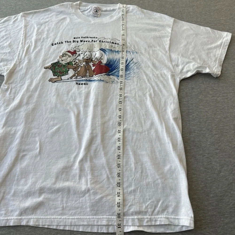 Delta T Shirt Size XL Christmas Santa Clause Mele Kalikimaka - Picture 9 of 13